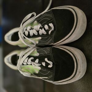 Classic Black and White Kids Sneakers